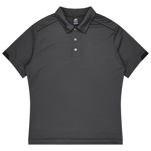 Hamilton Mens Polos Slate Black